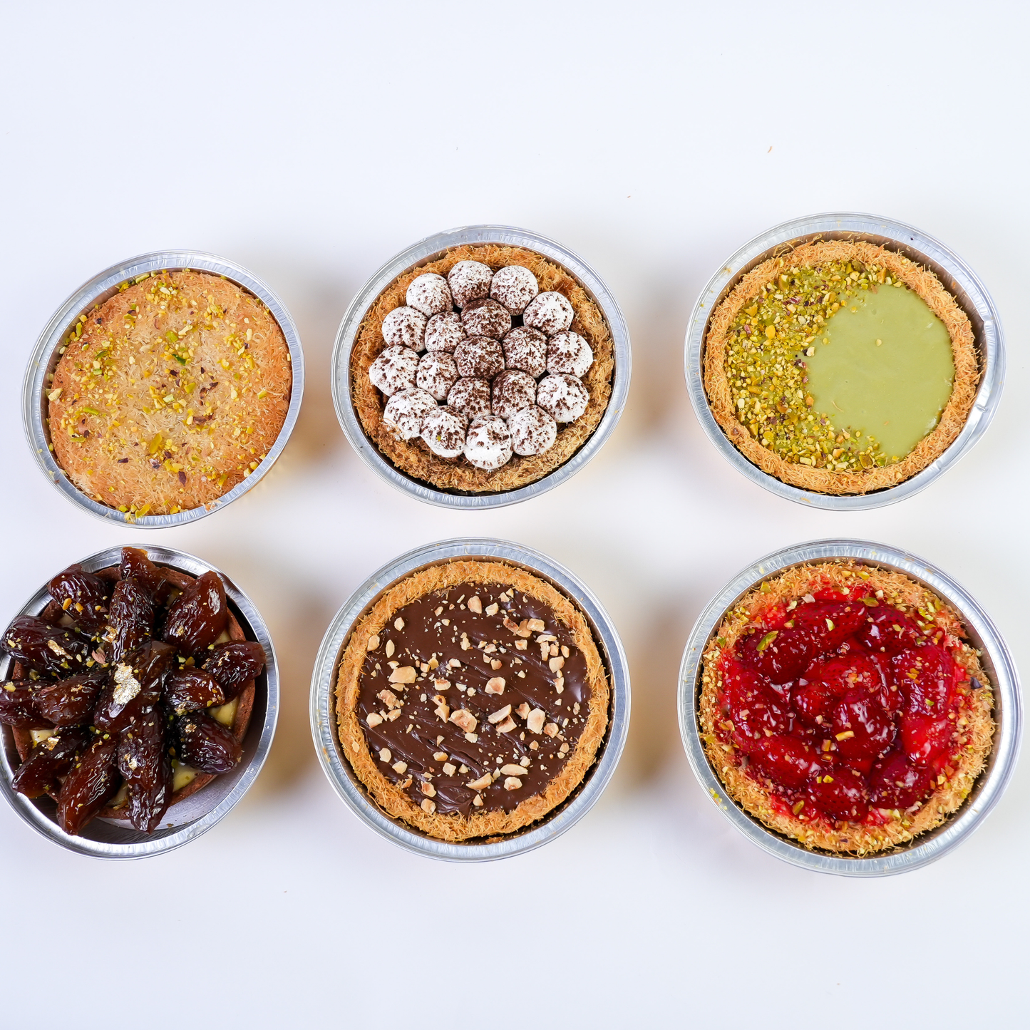 Box of six mini kunafas